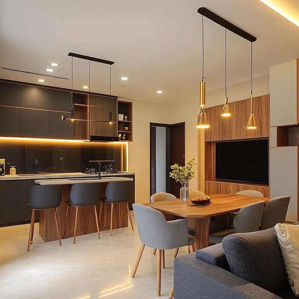 dicas para decorar sala de jantar integrada