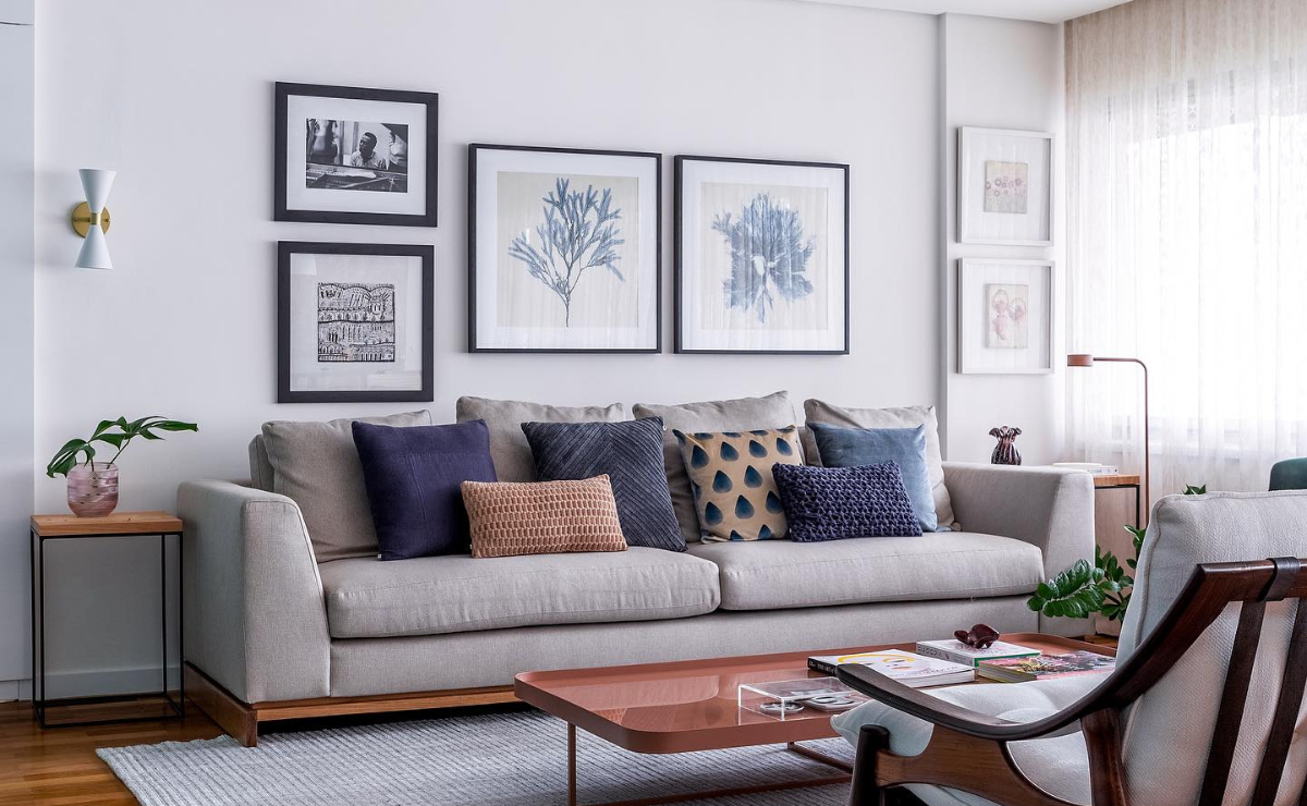 dicas para decorar sala de tv com quadros