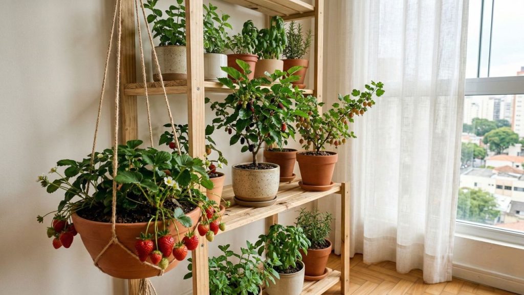 dicas para decorar varanda com plantas frutíferas