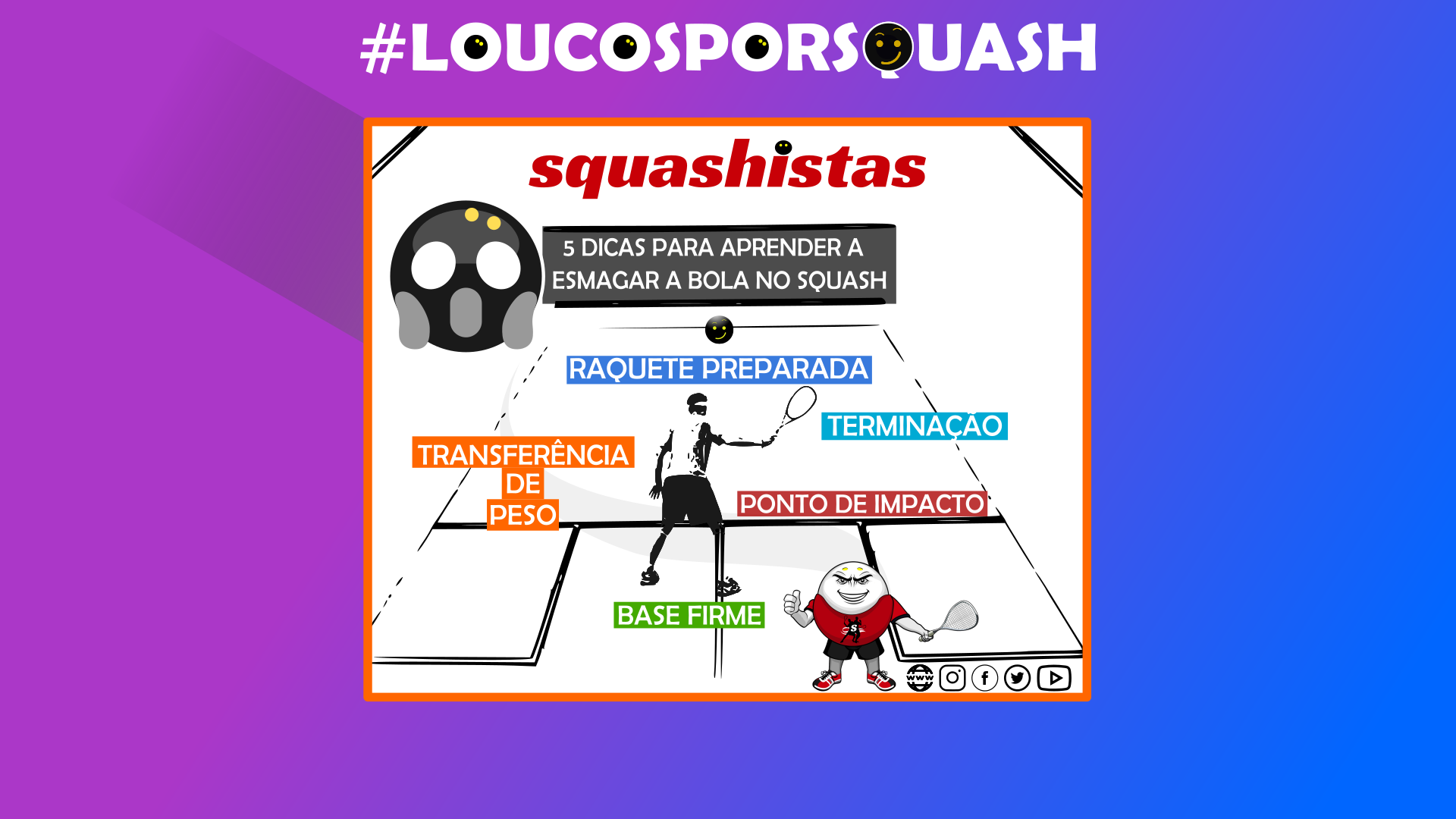 dicas para iniciantes no squash