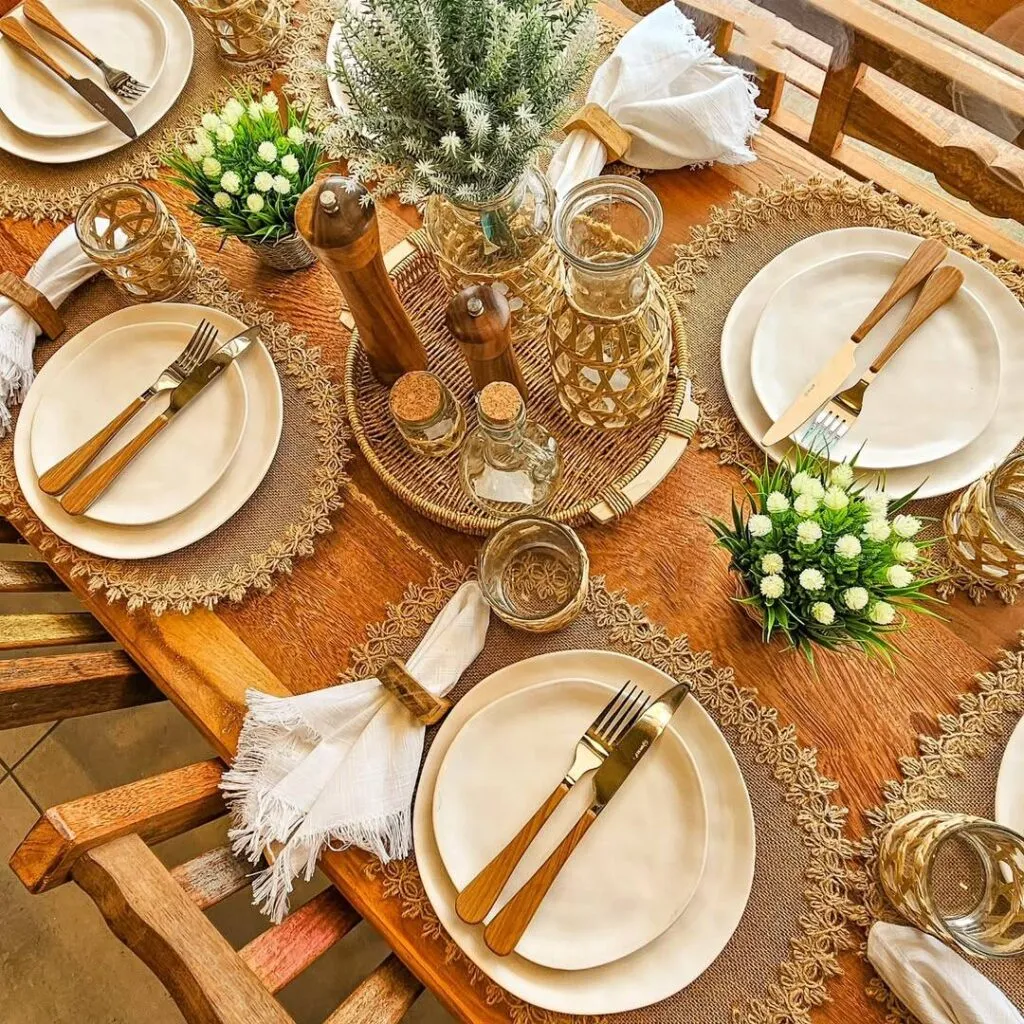 dicas para montar mesa posta simples