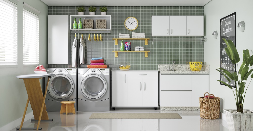 Decoração de Lavanderia Econômica: Dicas e Inspirações