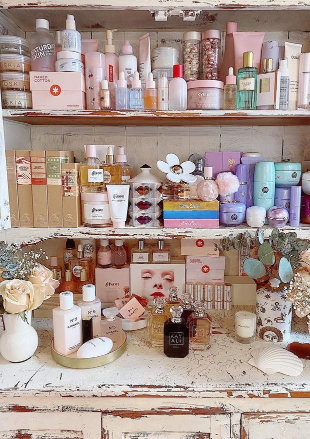 dicas para organizar armário de cosméticos