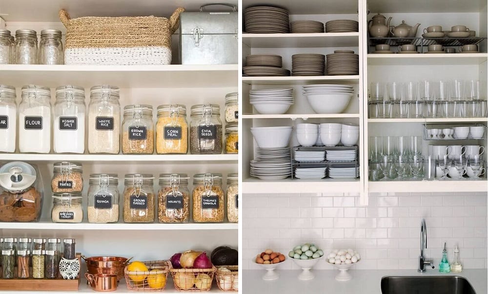 dicas para organizar armário de mantimentos pequeno