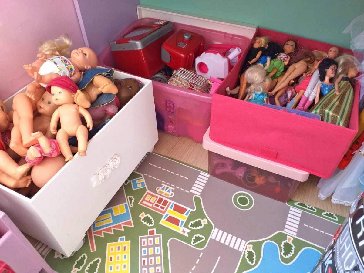 dicas para organizar brinquedos na sala