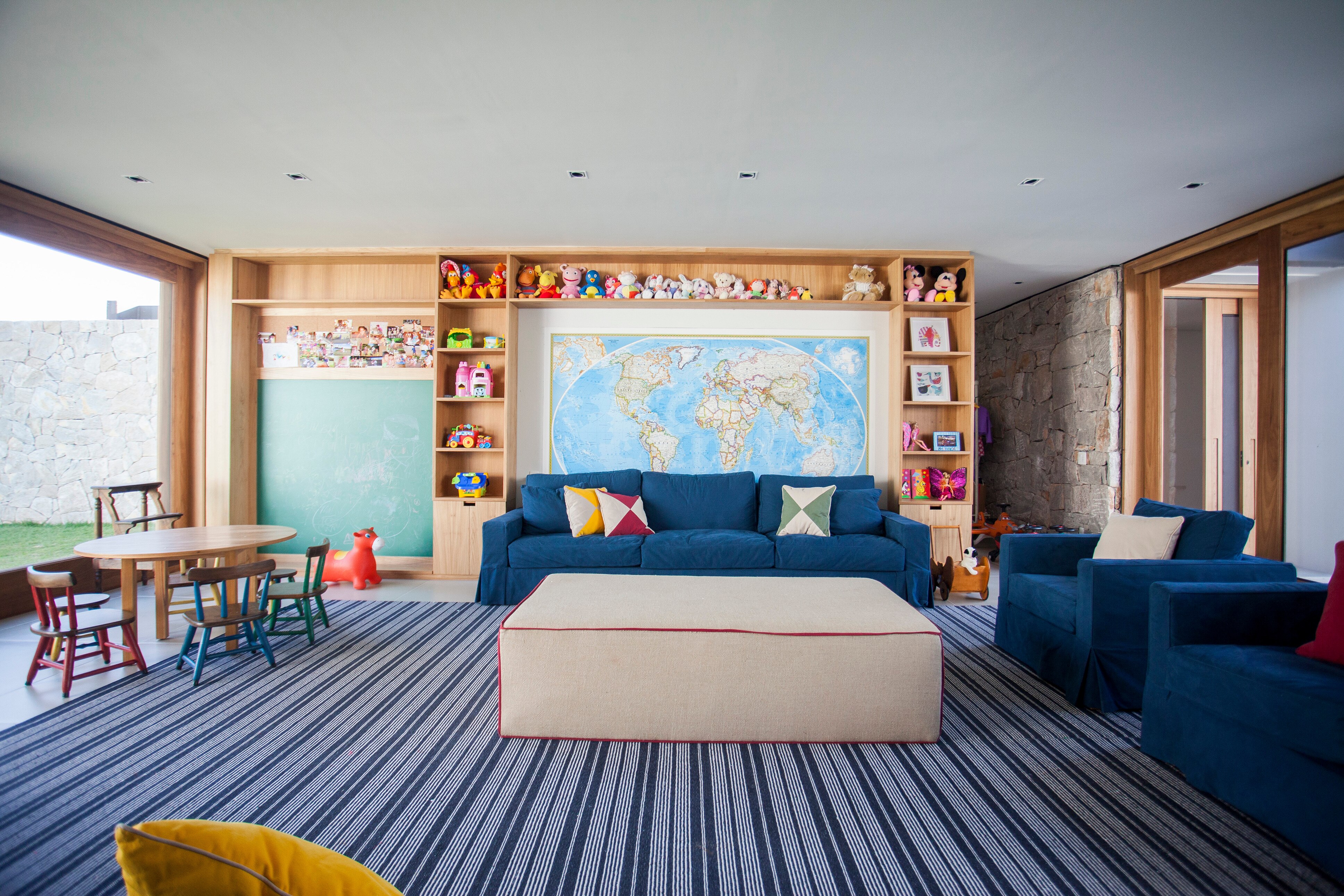 dicas para organizar brinquedos na sala