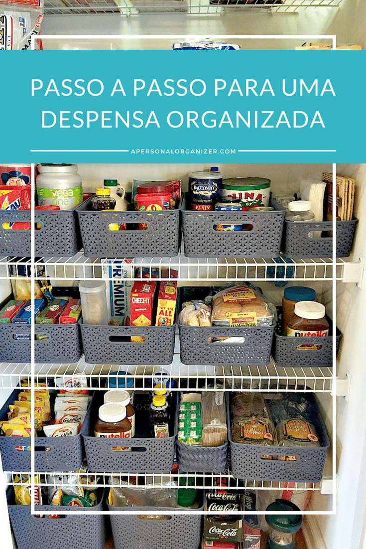 dicas para organizar despensa de produtos de limpeza
