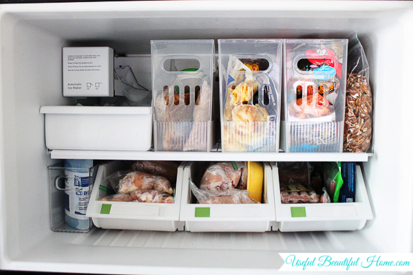 dicas para organizar o freezer para o mês