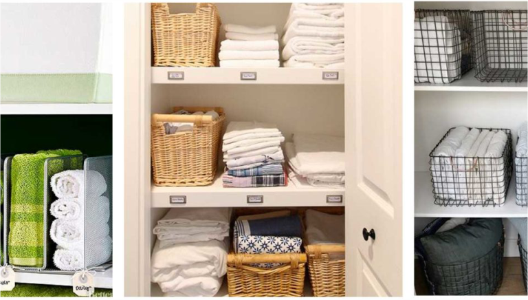 dicas para organizar toalhas no banheiro