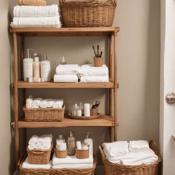 Decoração de Banheiros Pequenos: Onde Guardar Suas Toalhas com Estilo