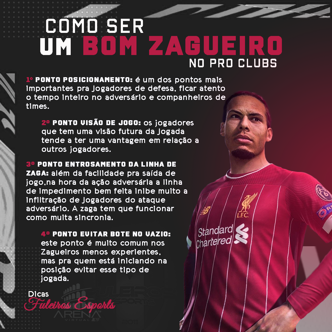 dicas para zagueiros iniciantes