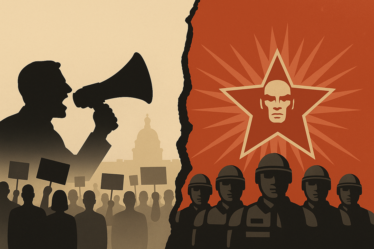 Autoritarismo vs. Democracia: Uma Análise Comparativa