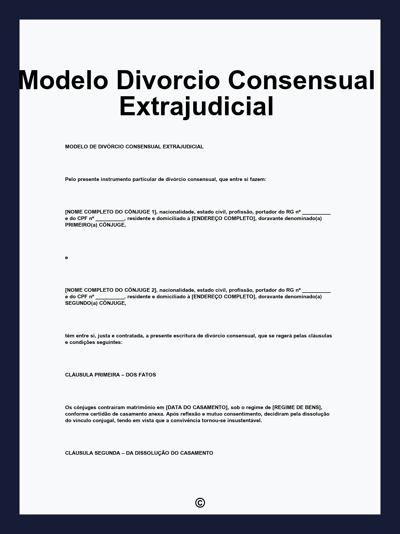 divórcio extrajudicial requisitos