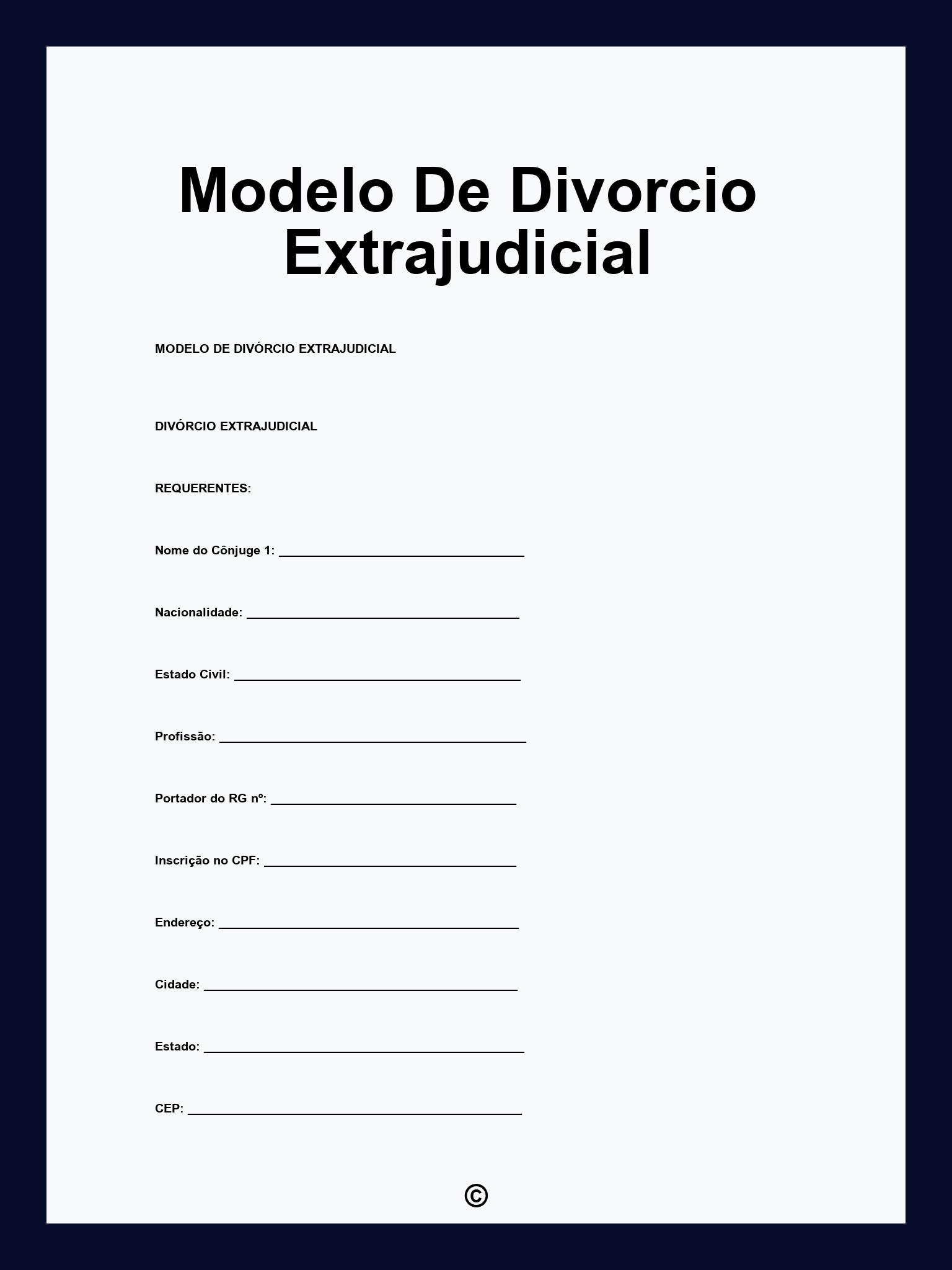 divórcio extrajudicial requisitos