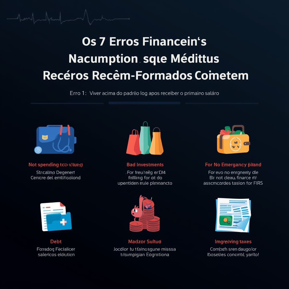 erros financeiros comuns que impedem de enriquecer
