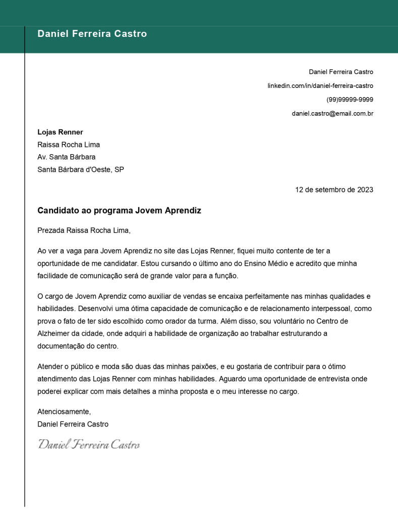 Erros comuns ao escrever uma carta de apresentação e como evitá-los