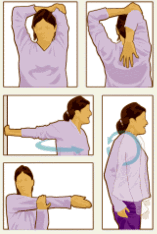 exercícios de alongamento para relaxar o pescoço