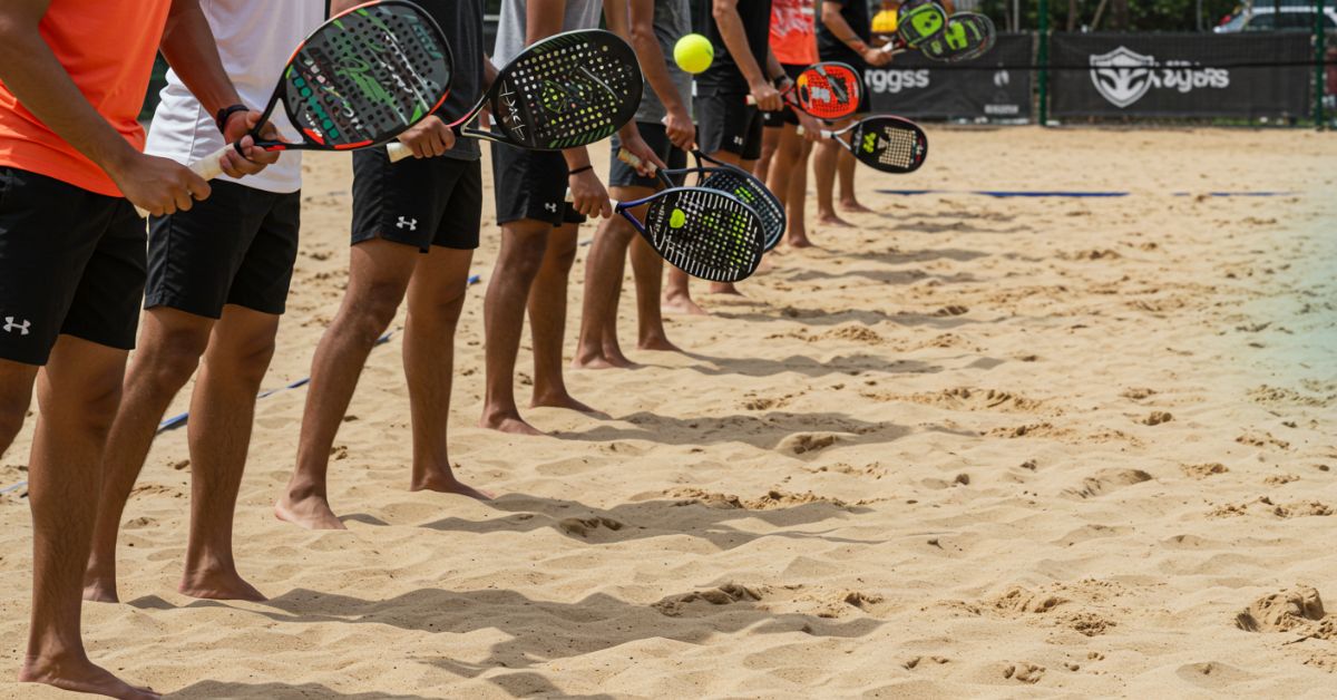 exercícios de areia para beach tennis