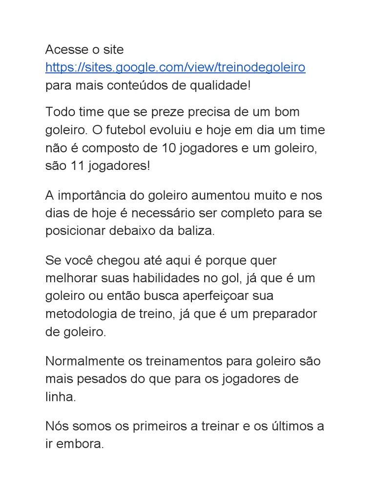 exercícios para goleiros de futsal