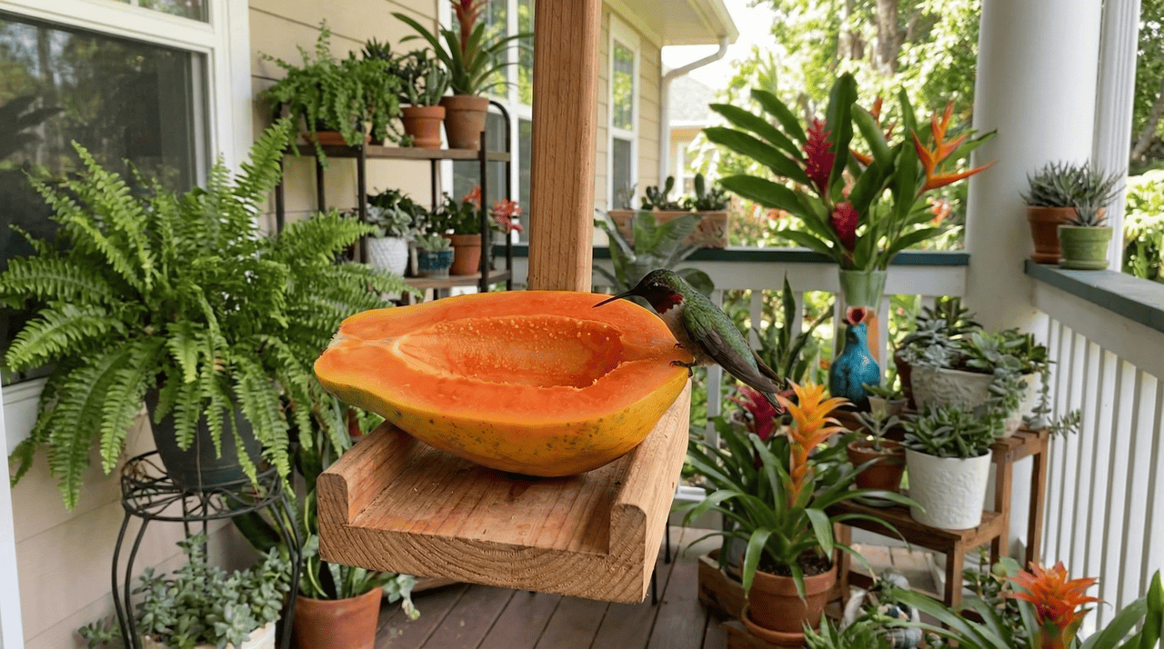 frutas para atrair beija flores