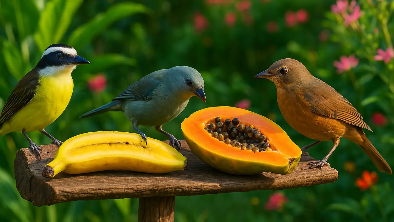 10 Frutas Nativas para Atrair Pássaros Exóticos no Brasil