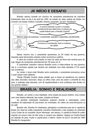 A História por Trás do Plano Piloto de Brasília