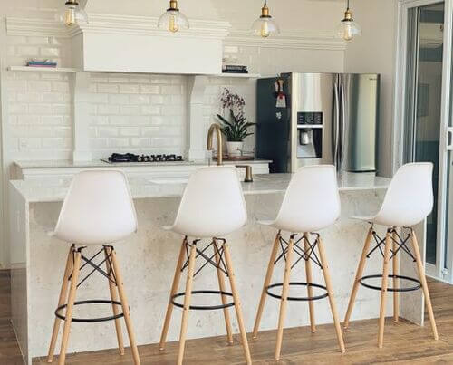 ideias de banqueta para cozinha americana