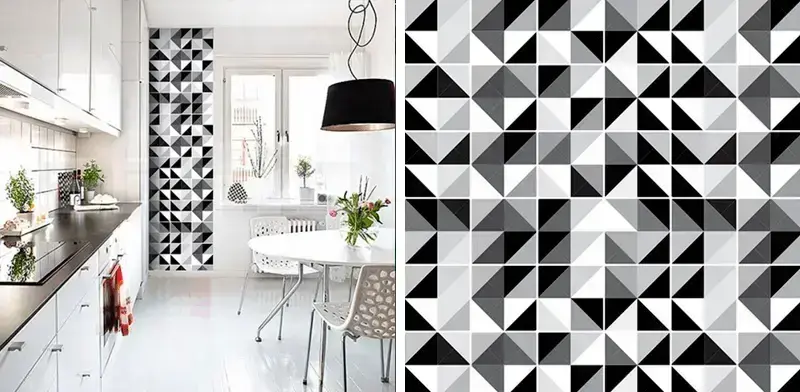 ideias de decoração com adesivos de azulejo