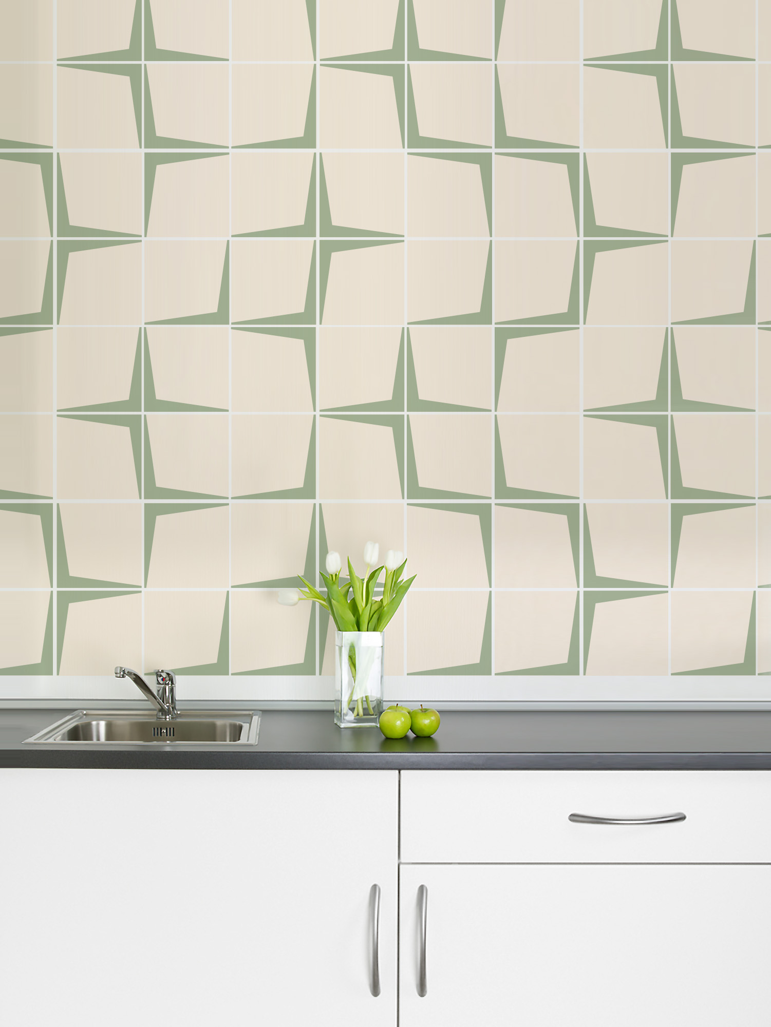 ideias de decoração com adesivos de azulejo