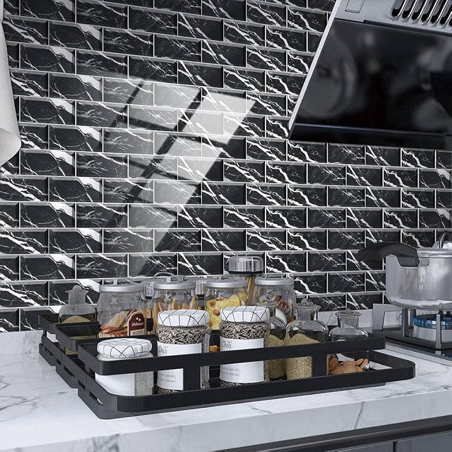 ideias de decoração com adesivos de azulejo