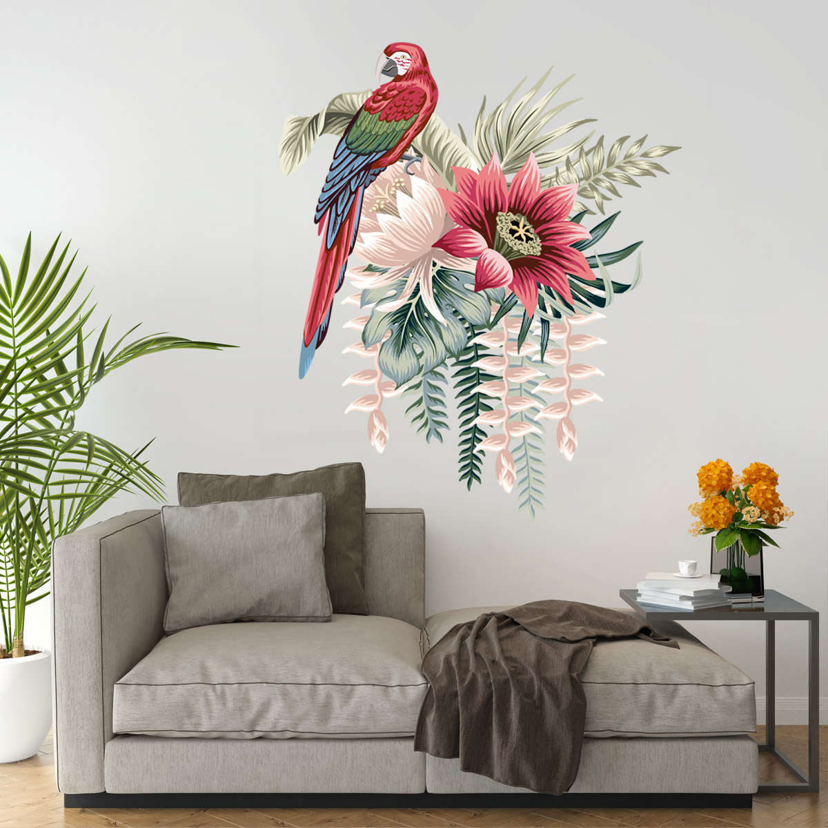 ideias de decoração com adesivos de parede