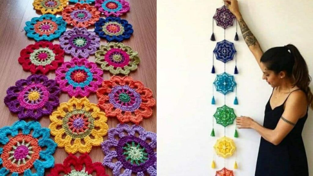 ideias de decoração com crochê moderno