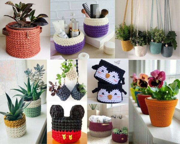 ideias de decoração com crochê moderno