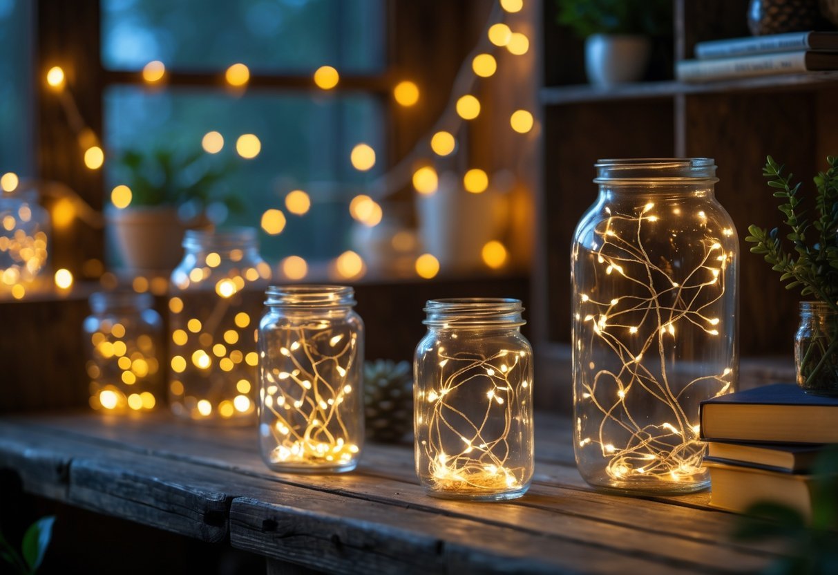 Redomas Iluminadas: Crie um Ambiente Sofisticado com Fio de Fada e Rosas