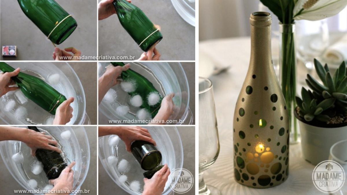 Festas Inesquecíveis: Centros de Mesa com Garrafas Decoradas