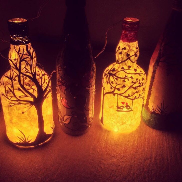 5 Maneiras de Transformar Garrafas de Vinho em Vasos Incríveis