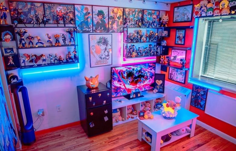 ideias de decoração com luz de led no quarto