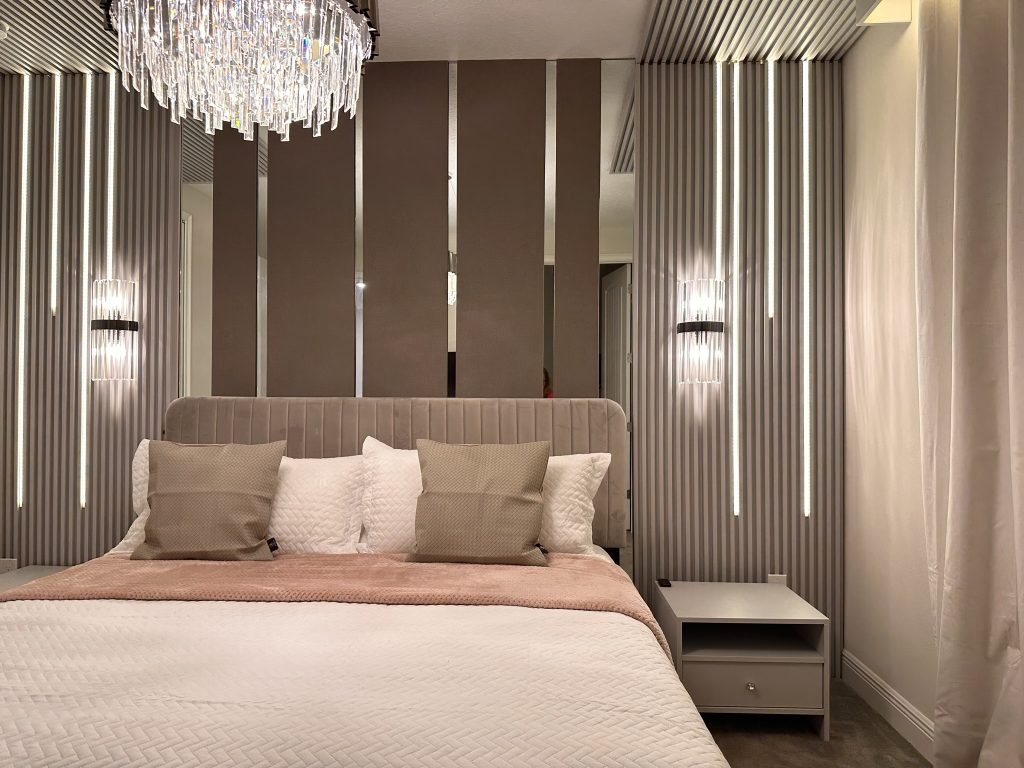 ideias de decoração com luz de led no quarto