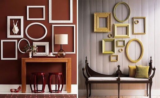 Decoração minimalista: o poder das molduras vazias e espaços em branco