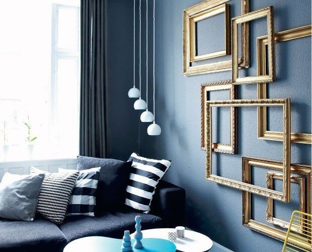 5 maneiras criativas de usar molduras vazias na decoração