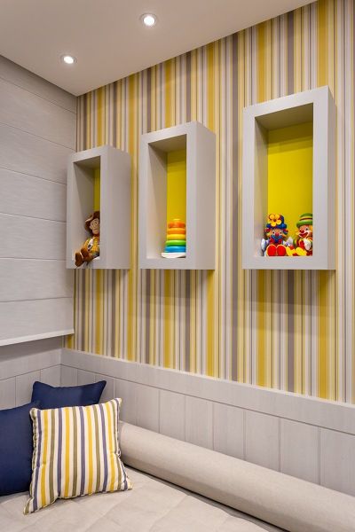 ideias de decoração com papel de parede 3d