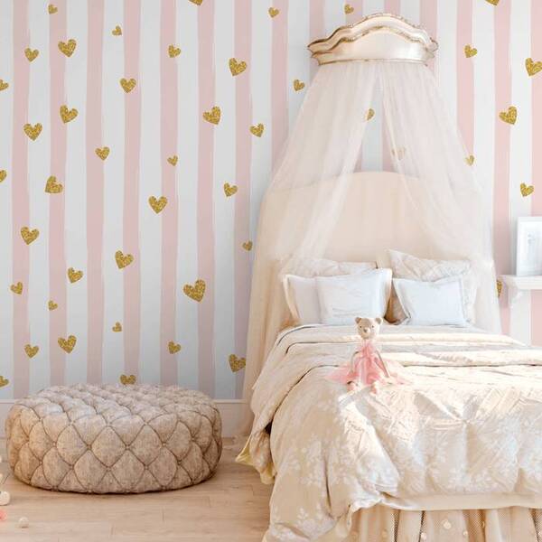 ideias de decoração com papel de parede infantil