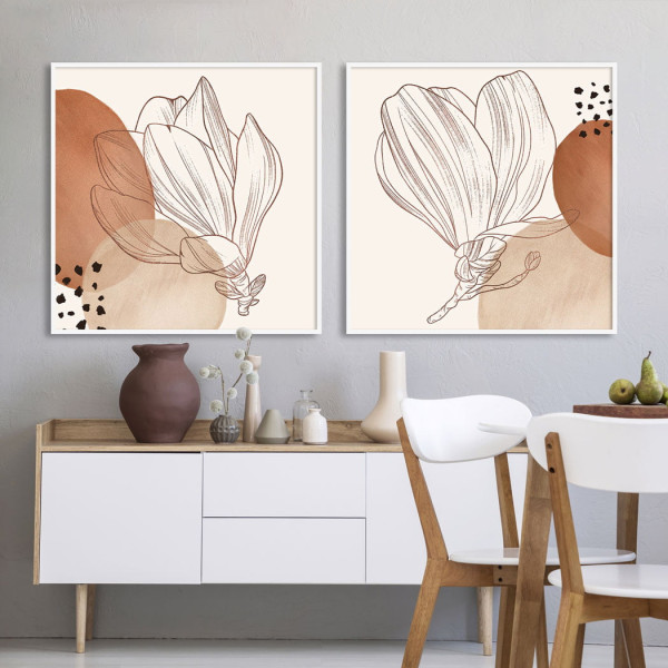 ideias de decoração com quadros de aquarela