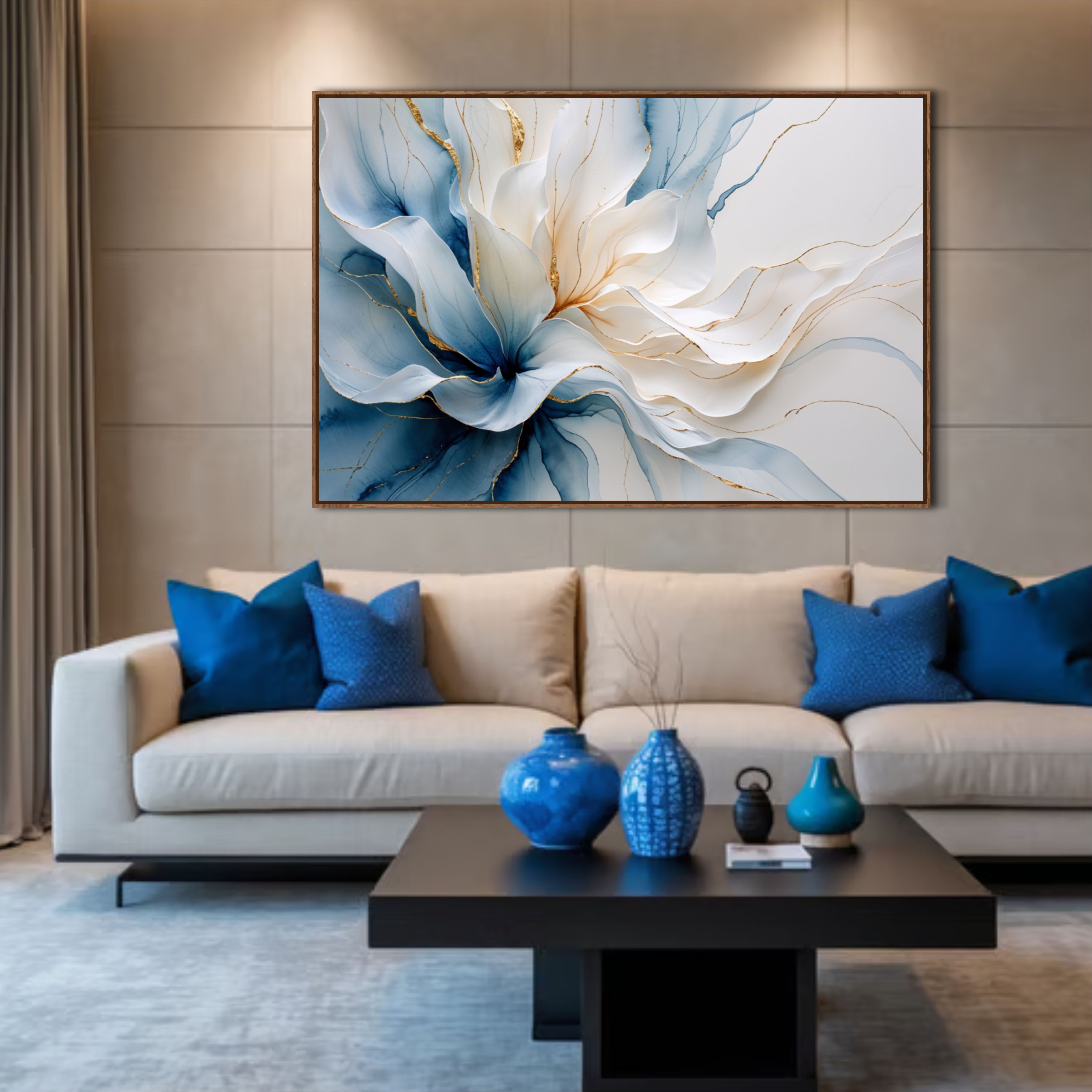 ideias de decoração com quadros de aquarela