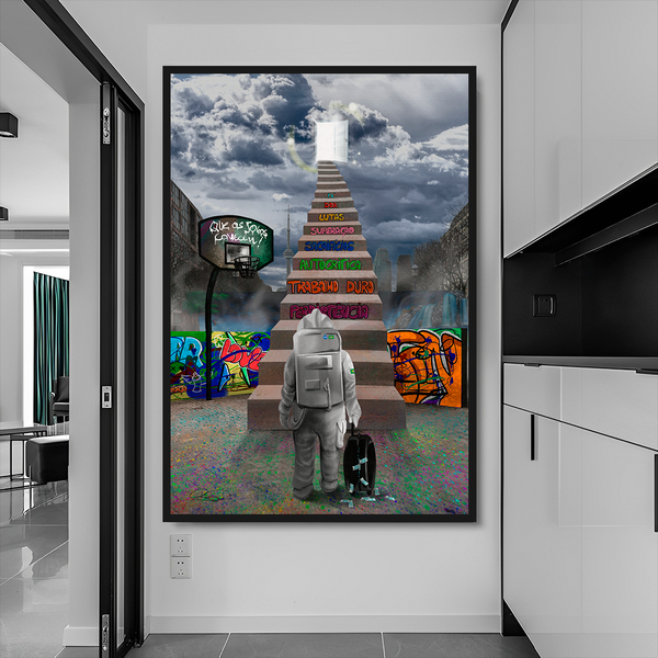 5 Dicas Essenciais para Escolher Quadros para sua Escada