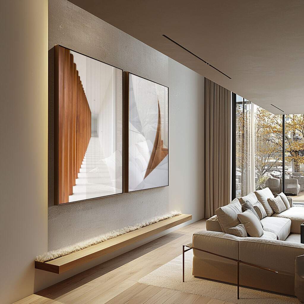 Como Criar uma Galeria de Parede Impactante na Escada