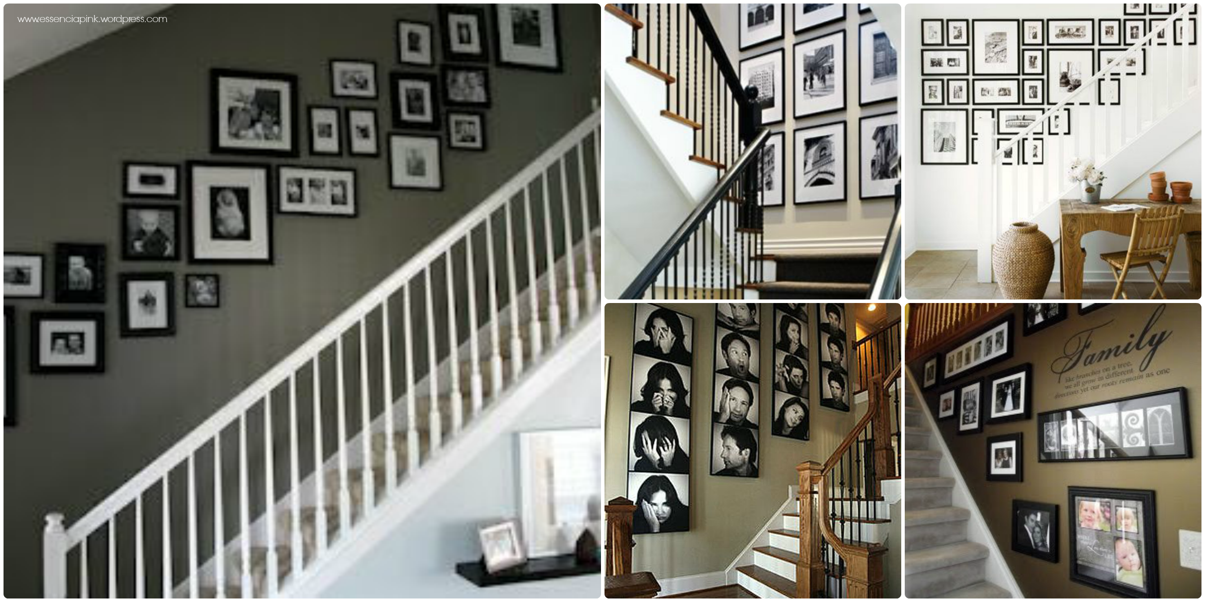 5 Dicas Essenciais para Escolher Quadros para sua Escada