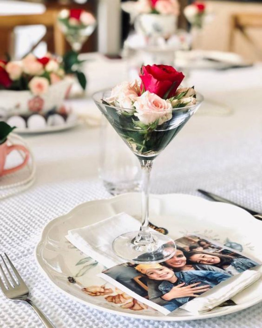 ideias de decoração de mesa para o dia das mães