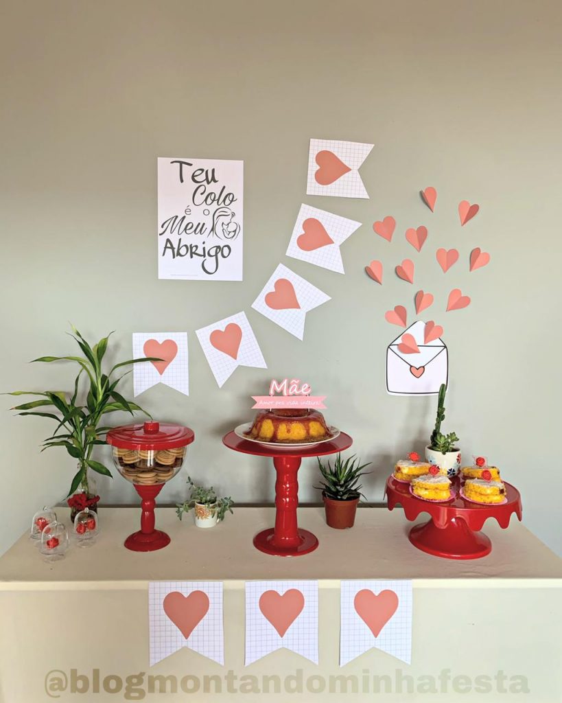 ideias de decoração de mesa para o dia das mães