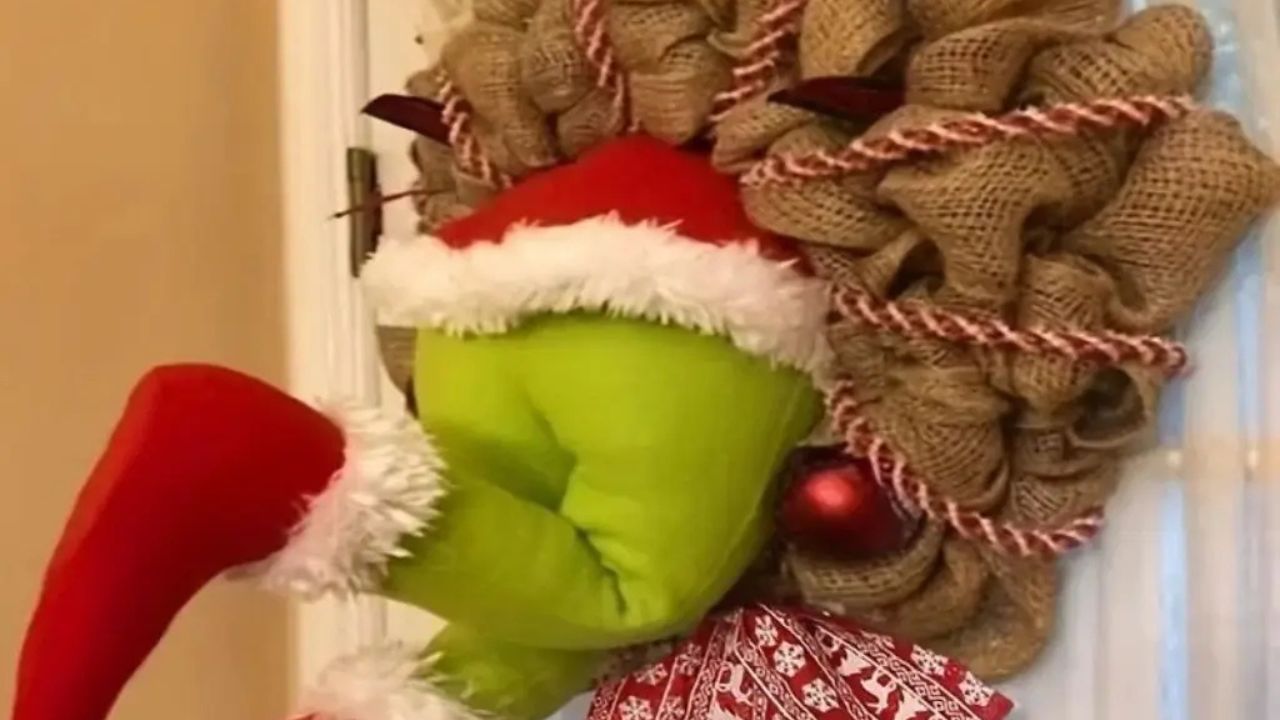 ideias de decoração de natal para porta